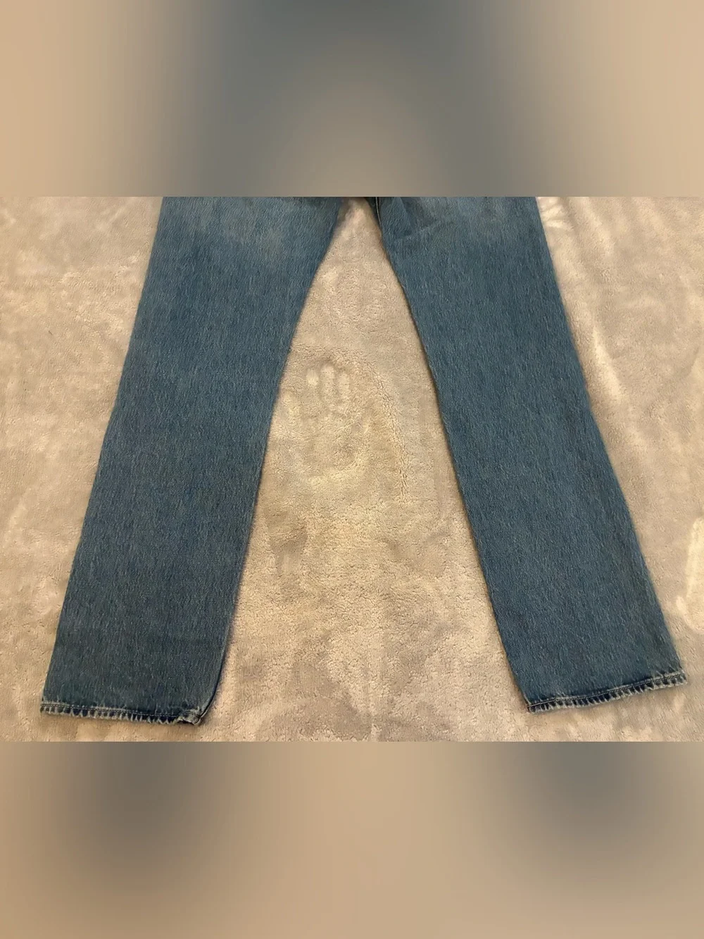 Men’s Levi Strauss 501 Original Blue Medium Wash Straight-Leg Jeans 31 X 32
